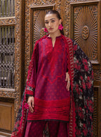 Azure Embroidery Suit